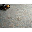 Artisan Power Loom Wool/Nylon Light Blue 9'x12' Area Rug