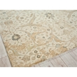 Artisan Power Loom Wool/Nylon Ivory 4'x6' Area Rug