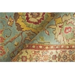 Antique Weave Serapi Hand-Knotted Wool Light Blue/Ivory 9'x12' Area Rug