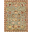 Antique Weave Serapi Hand-Knotted Wool Light Blue/Ivory 9'x12' Area Rug