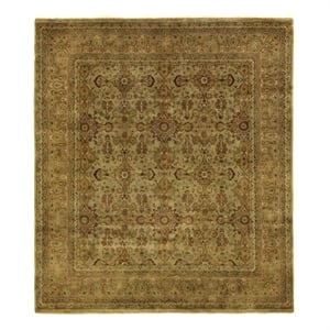 Antique Weave Sultanabad Hand-Knotted Wool Ivory/Gold 15'x20' Area Rug