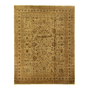 Antique Weave Sultanabad Hand-Knotted New Zealand Wool Beige 14'x18' Area Rug