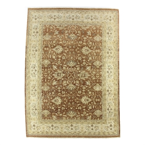 Antique Weave Ziegler Hand-Knotted New Zealand Wool Rust/Beige 14'x18' Area Rug