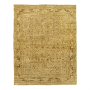 Antique Weave Ziegler Hand-Knotted New Zealand Wool Beige 14'x18' Area Rug