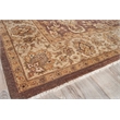 Antique Weave Ziegler Hand-Knotted New Zealand Wool Brown/Ivory 9'x10' Area Rug