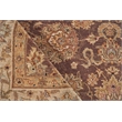 Antique Weave Ziegler Hand-Knotted New Zealand Wool Brown/Ivory 9'x10' Area Rug