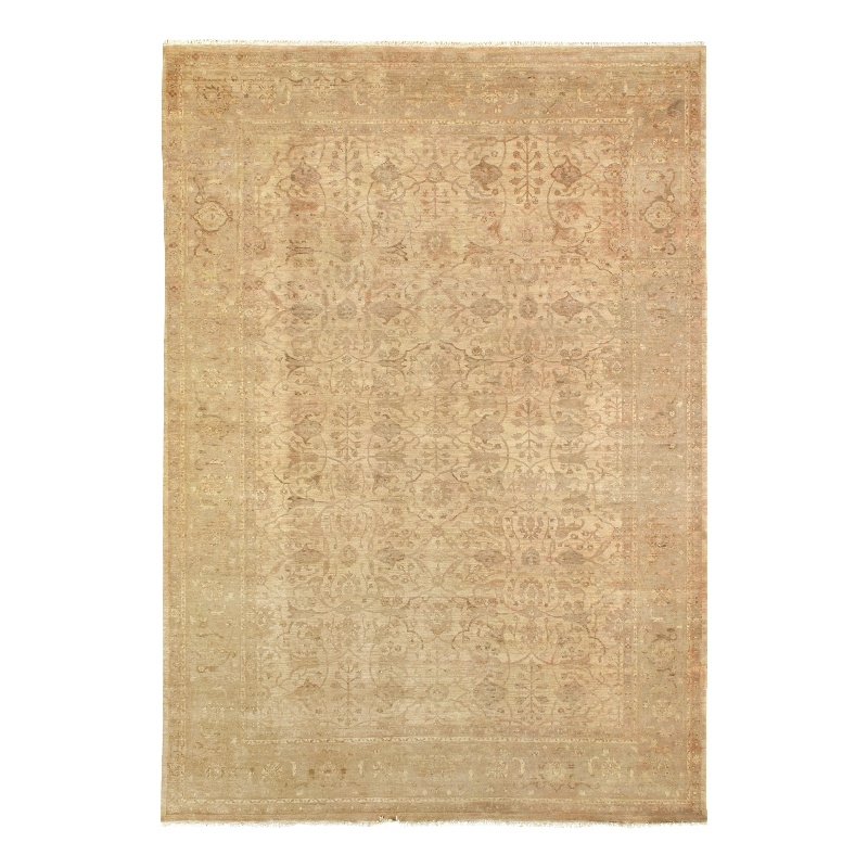 Antique Weave Ziegler Hand-Knotted New Zealand Wool Gold/Beige 15'x20' Area Rug