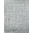 Antique'D Silk Hand-Knotted Bamboo Silk Aqua 8'x10' Area Rug