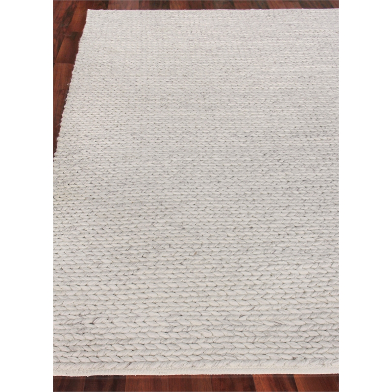 Arlow Flatweave Polyester/Cotton Light Gray 5'x7'6