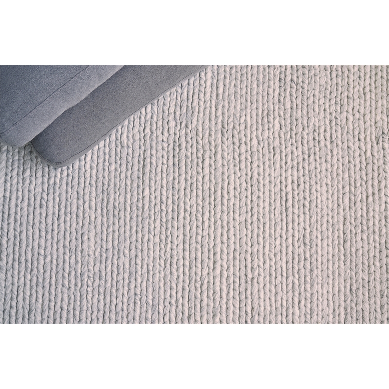 Arlow Flatweave Polyester/Cotton Light Gray 5'x7'6