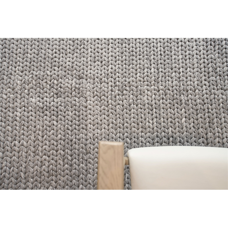 Arlow Flatweave Polyester/Cotton Dark Gray 2'x3' Area Rug