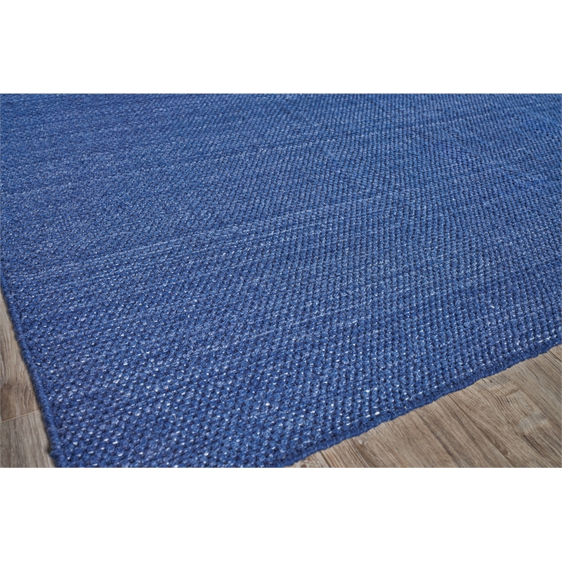 Bali Flatweave Pet Blue 9'x12' Area Rug