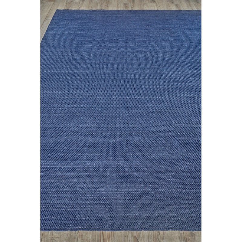 Bali Flatweave Pet Blue 9'x12' Area Rug