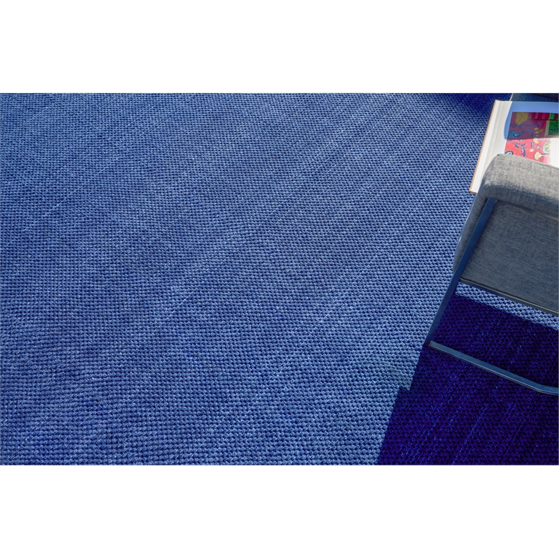 Bali Flatweave Pet Blue 9'x12' Area Rug