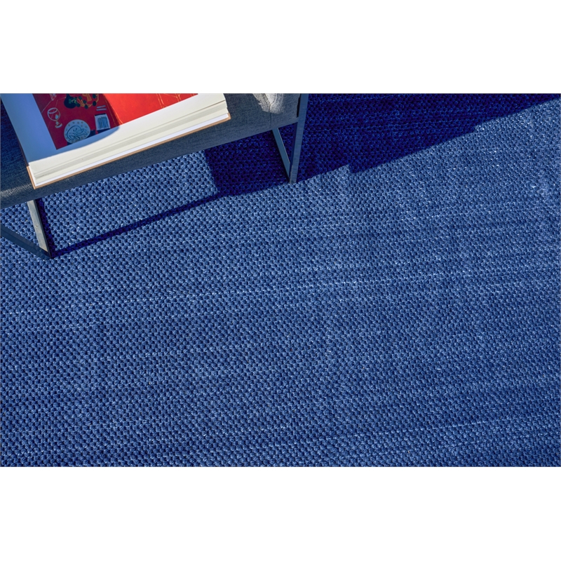Bali Flatweave Pet Blue 9'x12' Area Rug
