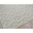 Bargello Hand-Tufted New Zealand Wool Gray 4'x6' Area Rug