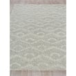 Bargello Hand-Tufted New Zealand Wool Gray 4'x6' Area Rug