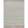 Bargello Hand-Tufted New Zealand Wool Gray 5'x8' Area Rug