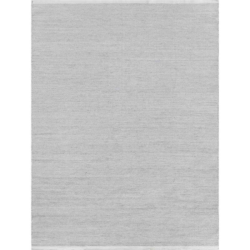 Bintan Flatweave Pet Ivory/Silver 2'x3' Area Rug