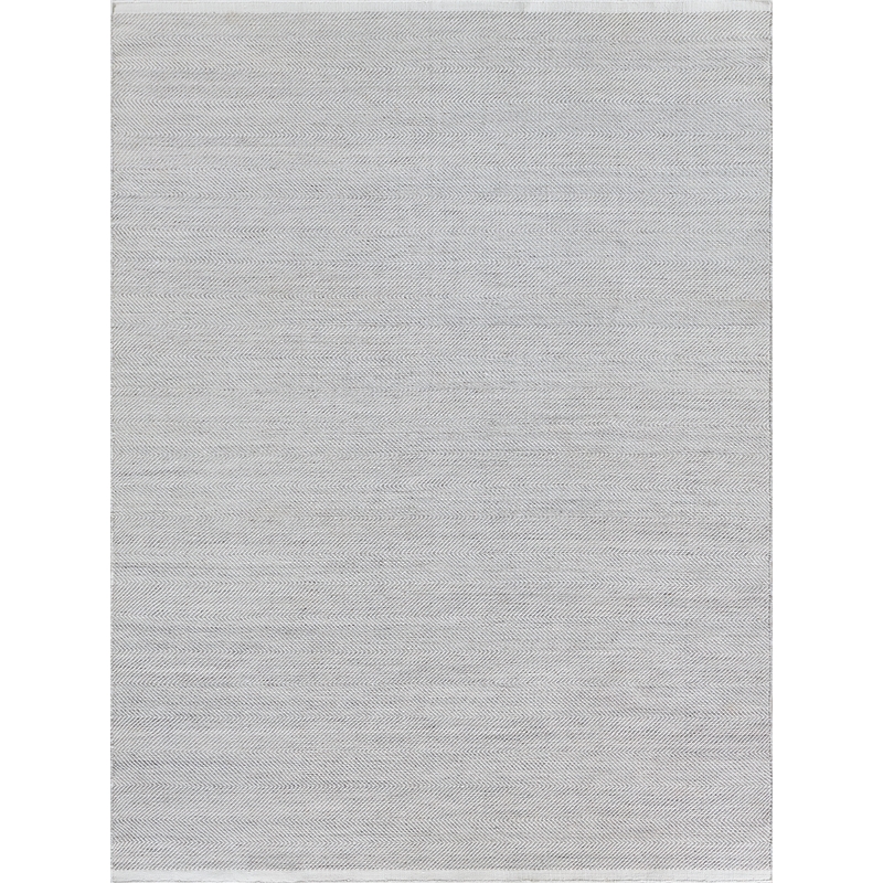 Bintan Flatweave Pet Ivory/Silver 5'x8' Area Rug
