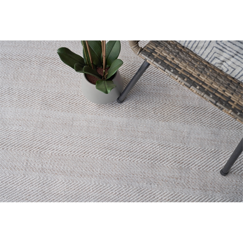 Bintan Flatweave Pet Ivory/Beige 12'x15' Area Rug