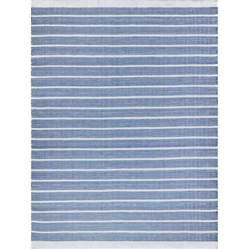 Boca Flatweave Pet Ivory/Blue 2'x3' Area Rug