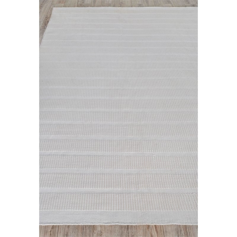 Boca Flatweave Pet Light Beige 10'x14' Area Rug