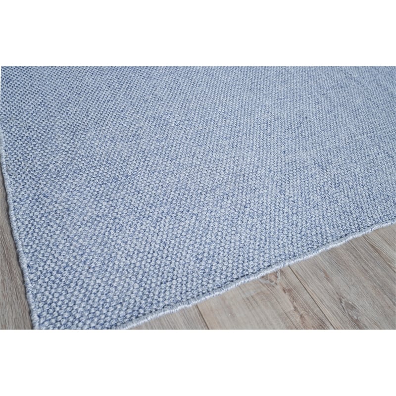 Bali Flatweave Pet Light Blue 6'x9' Area Rug