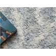 Bargello Hand-Tufted New Zealand Wool Light Blue 4'x6' Area Rug