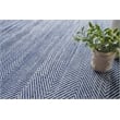 Bintan Flatweave Pet Ivory/Blue 2'x3' Area Rug