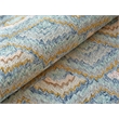 Bargello Hand-Tufted New Zealand Wool Light Blue/Multi 8'x10' Area Rug