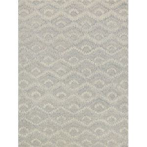 Bargello Hand-Tufted New Zealand Wool Gray 12'x15' Area Rug
