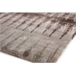 Bamboo Silk Hand-Knotted Bamboo Silk Brown/Gray 6'x9' Area Rug