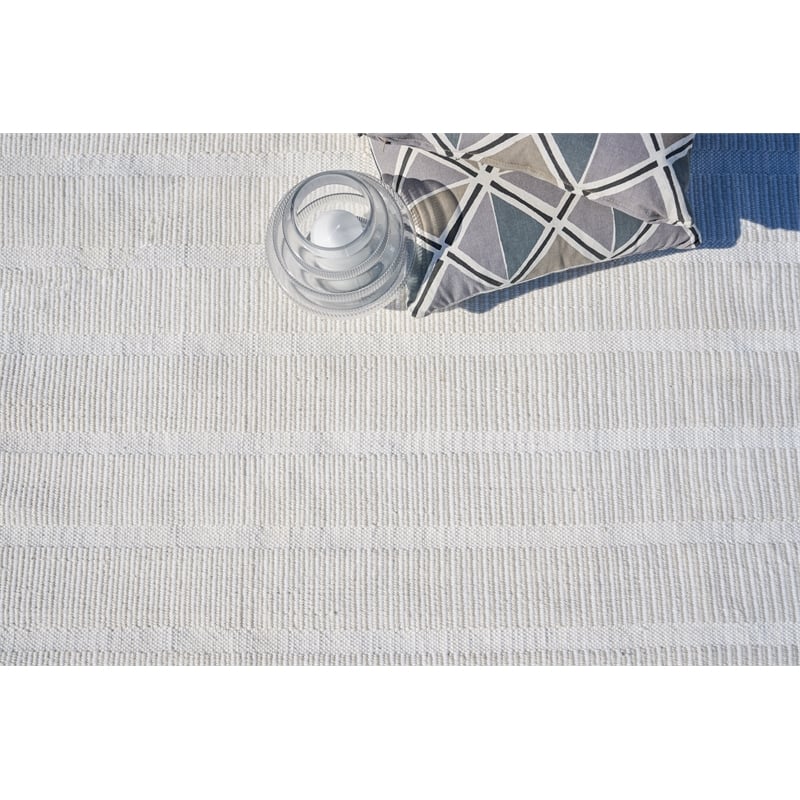 Boca Flatweave Pet Light Beige 6'x9' Area Rug