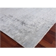 Beverly Hand-Knotted Wool/Bamboo Silk Gray 6'x9' Area Rug