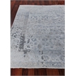 Beverly Hand-Knotted Wool/Bamboo Silk Gray 6'x9' Area Rug