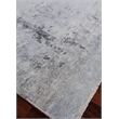 Beverly Hand-Knotted Wool/Bamboo Silk Gray 6'x9' Area Rug