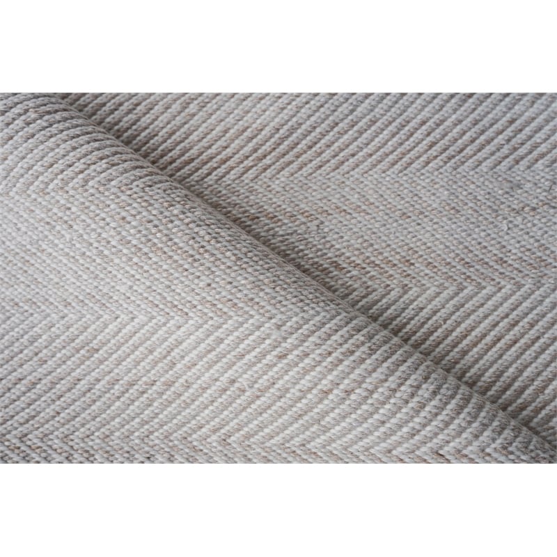 Bintan Flatweave Pet Ivory/Beige 6'x9' Area Rug