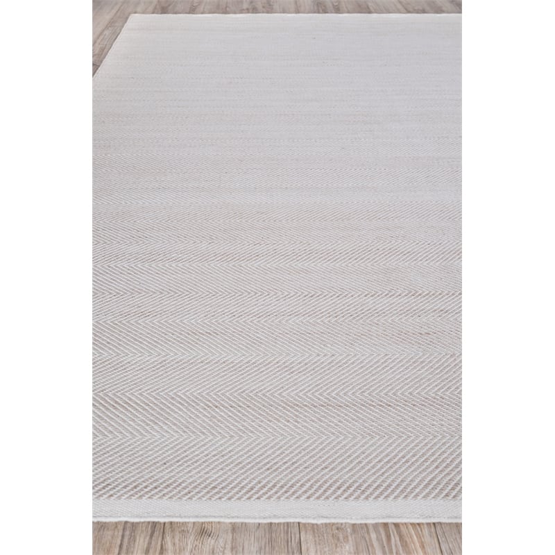 Bintan Flatweave Pet Ivory/Beige 8'x10' Area Rug