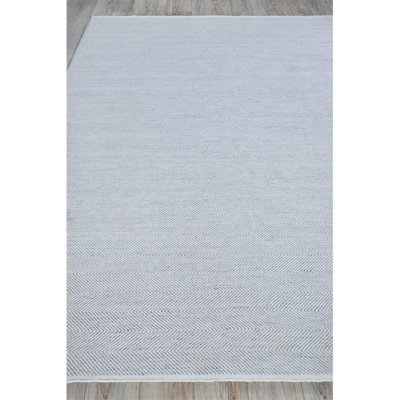 Bintan Flatweave Pet Ivory/Gray 2'x3' Area Rug