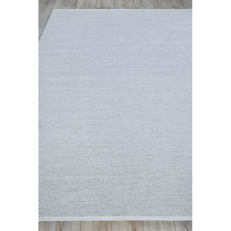 Bintan Flatweave Pet Ivory/Gray 6'x9' Area Rug
