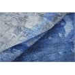 Bamboo Silk Hand-Knotted Bamboo Silk Blue/Gray 8'x21'6