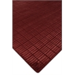 Blocks Handloomed Viscose Red 9'x11' Area Rug