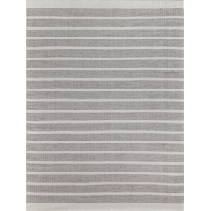 Boca Flatweave Pet Ivory/Gray 5'x8' Area Rug