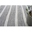 Boca Flatweave Pet Ivory/Black 10'x14' Area Rug