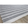 Boca Flatweave Pet Ivory/Black 2'x3' Area Rug