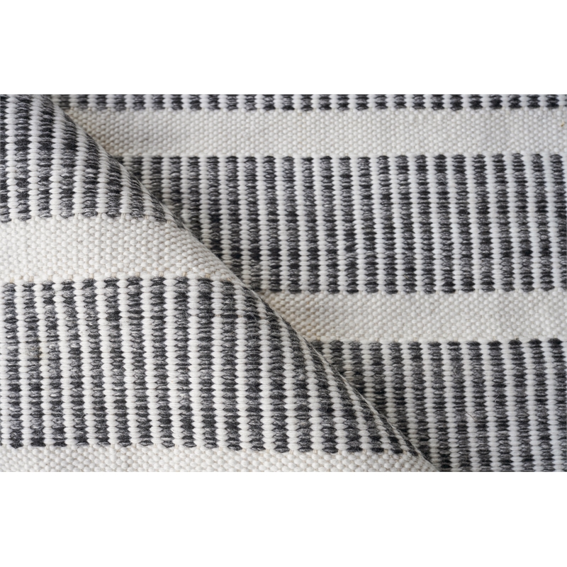 Boca Flatweave Pet Ivory/Black 2'x3' Area Rug