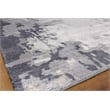 Bamboo Silk Hand-Knotted Bamboo Silk Blue/Gray 9'6