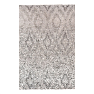 Bamboo Silk Hand-Knotted Bamboo Silk Light Silver/Gray 8'x10' Area Rug
