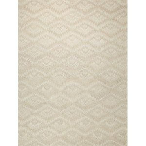 Bargello Hand-Tufted New Zealand Wool Beige 4'x6' Area Rug